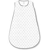 SwaddleDesigns Baby Sleep Sack 0-6 months, Cotton Knit Wearable Blanket with 2-way Zipper, Non-Weighted Sleeping Sack for Safer Sleep, Tiny Hedgehogs, Small
