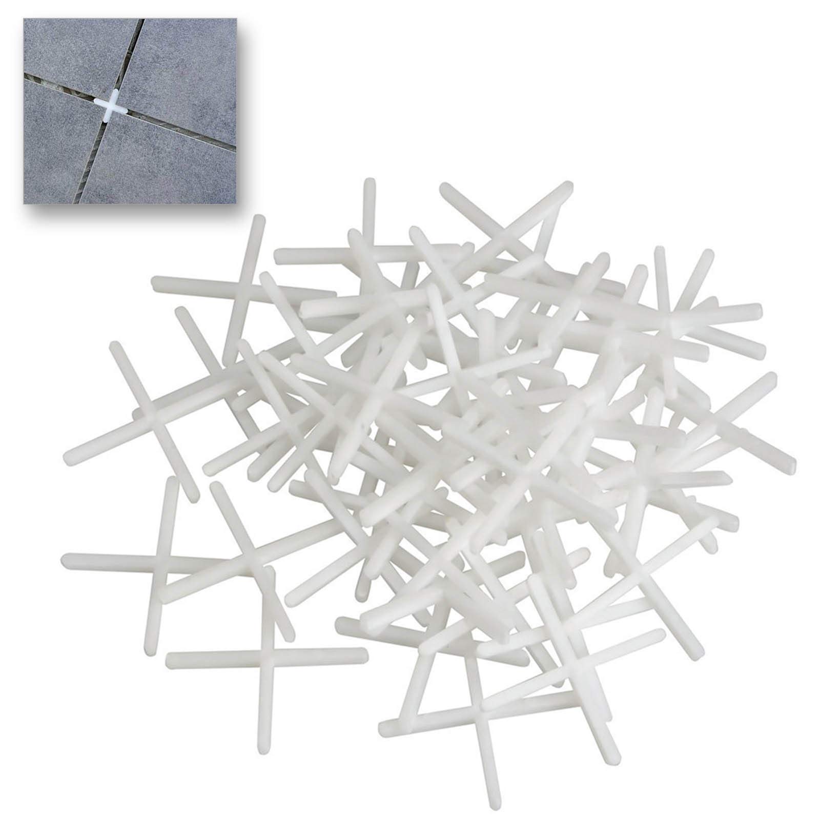 Tile Spacers 2mm x 200 Large & Small Tiles Grouting & Equal Spacing