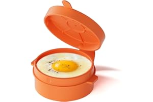 Microwave Egg Cooker, Microwave Egg Maker For Breakfast Sandwich, Silicone Egg Bite Molds For Scrambled Eggs Muffins, Safe fo