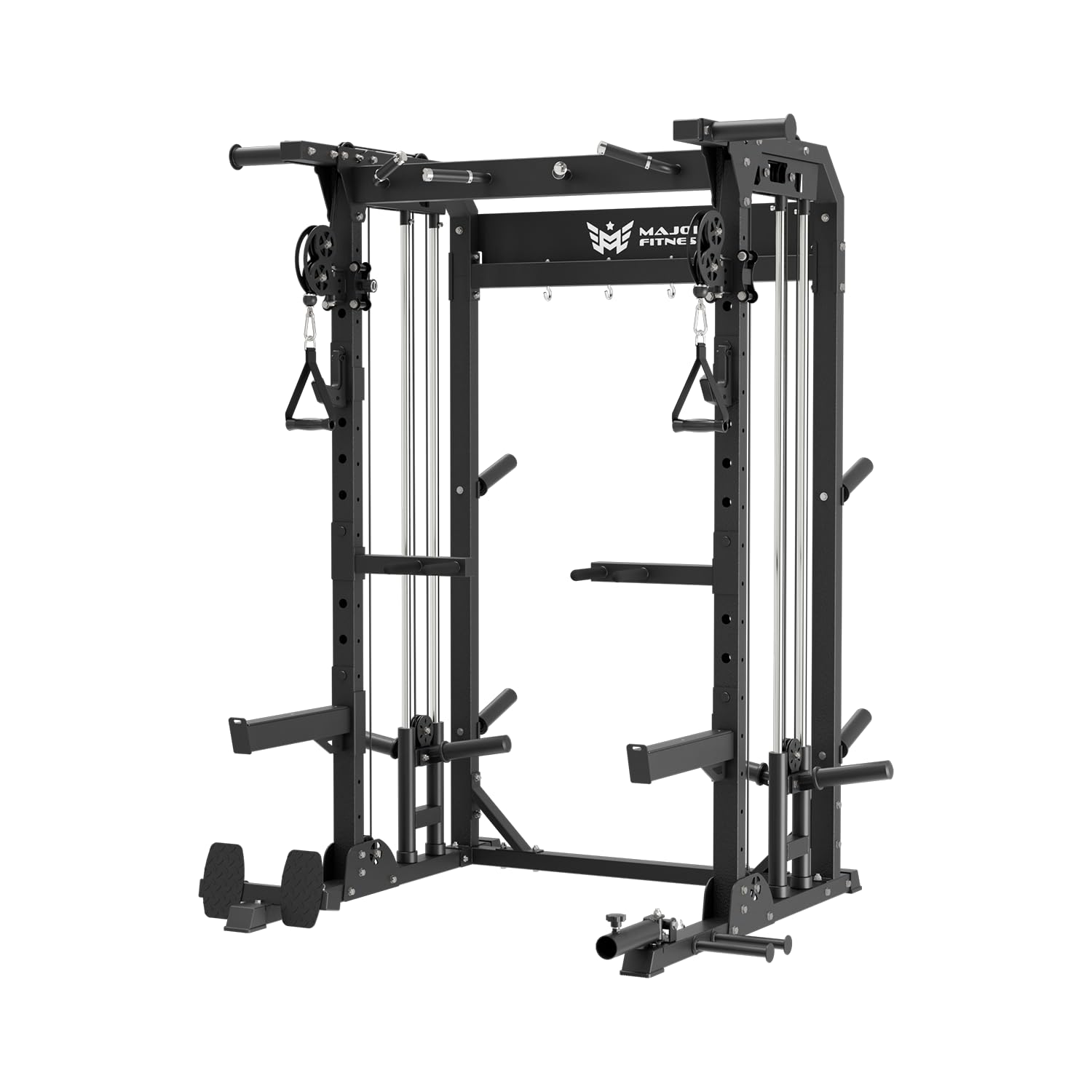 MAJOR FITNESS F22 Multi-Functional Power Rack—1600lbs Capacity All-in ...