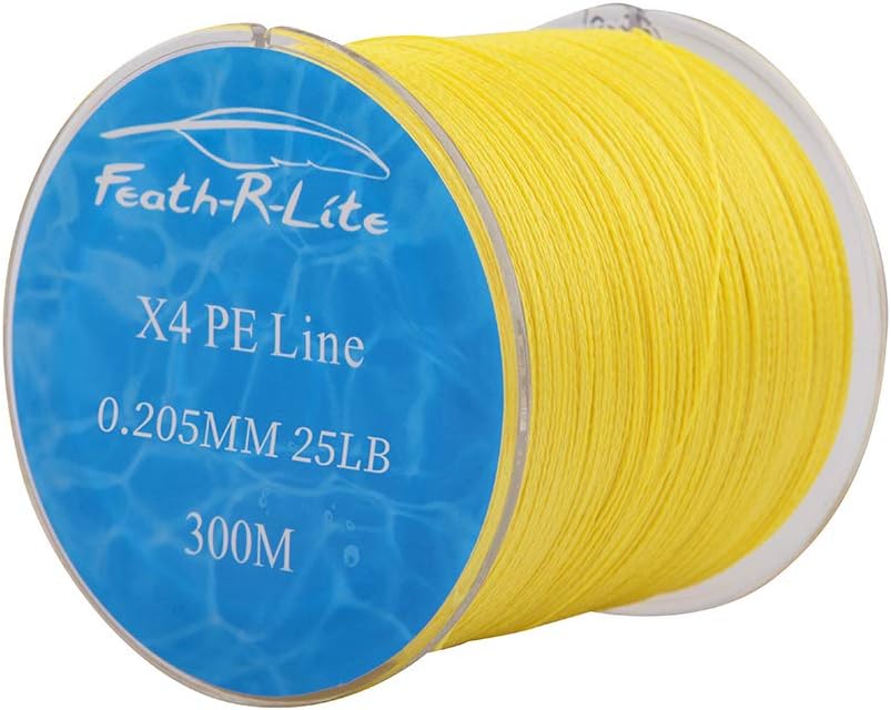 FEATHRLITE 4 PE Strands Braided Fishing Line 1080LB Zero Stretch