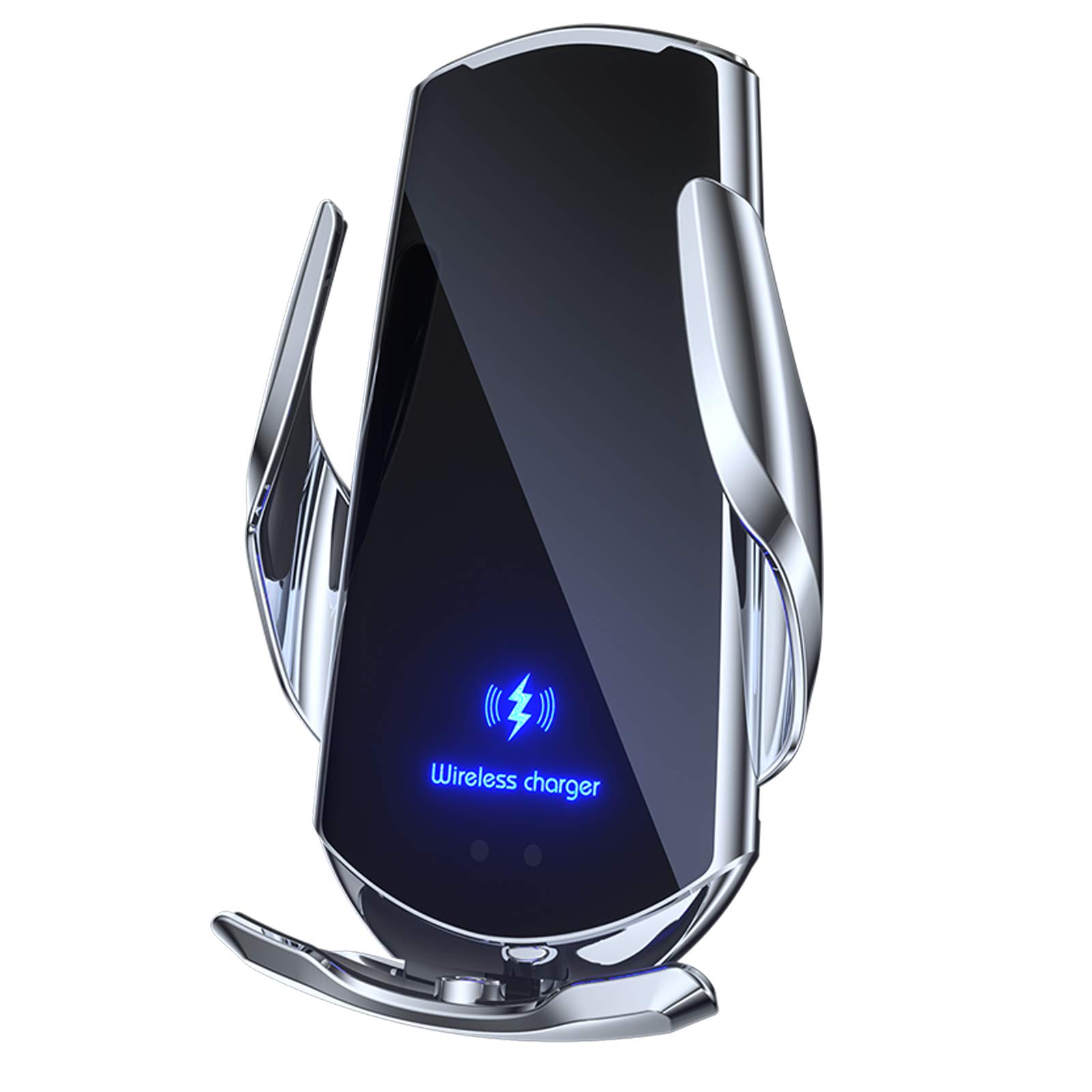 Newest Wireless Car Charger,10W Fast Charging Auto-Clamping IR Intelligent Car Mount Phone Holder Compatible with Samsung Galaxy S9/S9+/S8/S8+/S7+/Note 8/Note 5/ Apple iPhone 12/11 Pro/X/XS/Max/XR