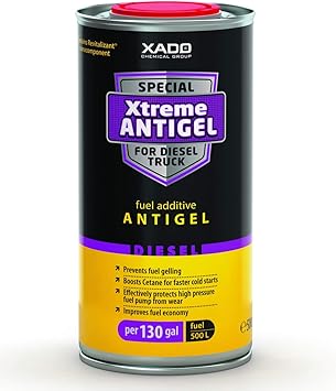 Amazon Com Xado Xtreme Diesel Fuel Antigel Winter Time Cetane Anti Gel Treatment Can 500 Ml Treats 130gal Of Fuel Automotive