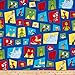 Dr. Seuss Celebrate Seuss Character Blocks Blue Fabric By The Yard