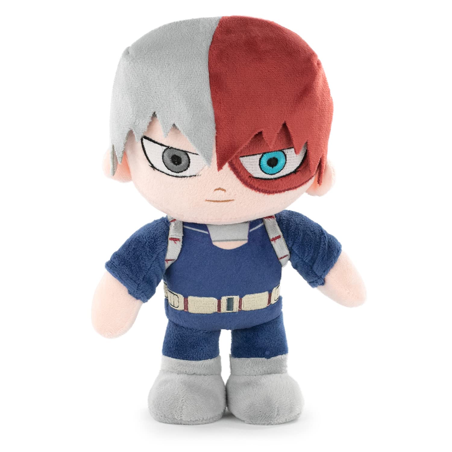 BARRADO Soft Toy of the Characters of My Hero Academia - 28cm, 11'02" - Deku, Bakugo, Todoroki - Super Soft Quality (Todoroki)
