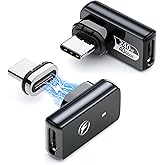 HanCenDa 240W Magnetic USB C Adapter 2Pack, 24PIN USB C Magnetic Adapter Straight Support 40Gbps Data Transfer, 8K 60Hz Video