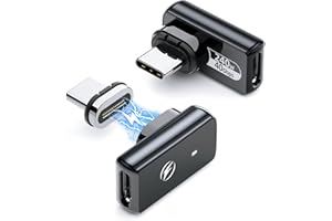 HanCenDa 240W Magnetic USB C Adapter 2Pack, 24PIN USB C Magnetic Adapter Straight Support 40Gbps Data Transfer, 8K 60Hz Video