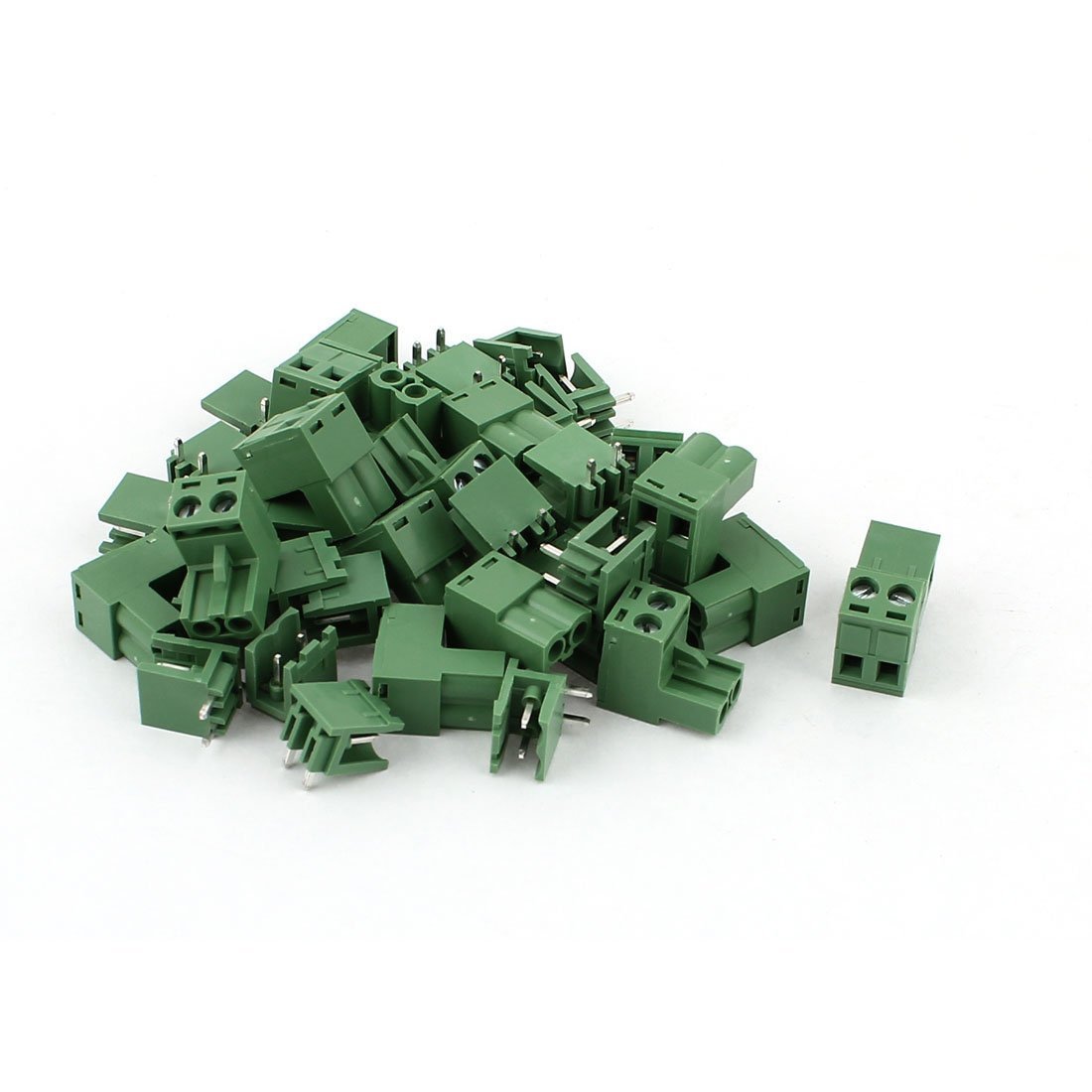 sourcing map 20 Pair 5.08mm Pitch Male Female PCB Screw Terminal Block Connectors