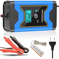 Caricabatterie Auto 12V/24V 8A Intelligente Con Display LCD - Mantenitore Di Carica Per Auto, Moto E Camion - Foto 11