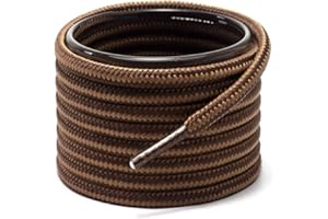 Shoemate Round Boot Shoelaces for Work Boots, Hiking Shoes and Walking Boots, Shoe Strings