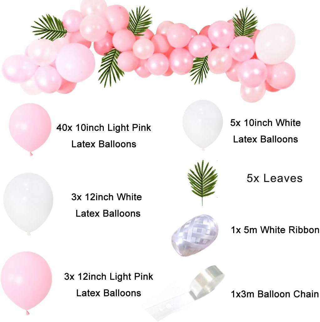1st BIRTHDAY DECORATIONS for Girl Pink Theme Kit Set- Baby Girl 1st ...