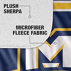 Marquette University Primary Logo Stripes Sherpa