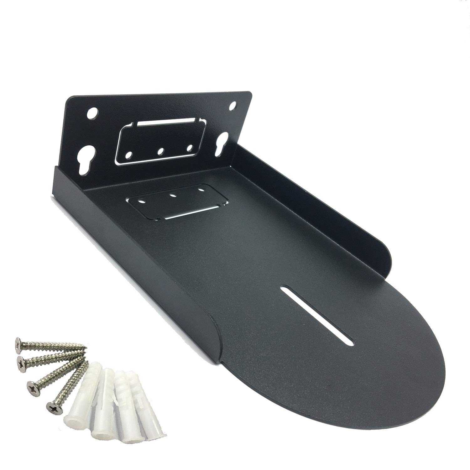 Jingchengmei Soporte para dispositivo electrónico portátil, negro, soporte de montaje en pared, compatible con cámaras PTZ, capacidad de peso de carga: 8 libras