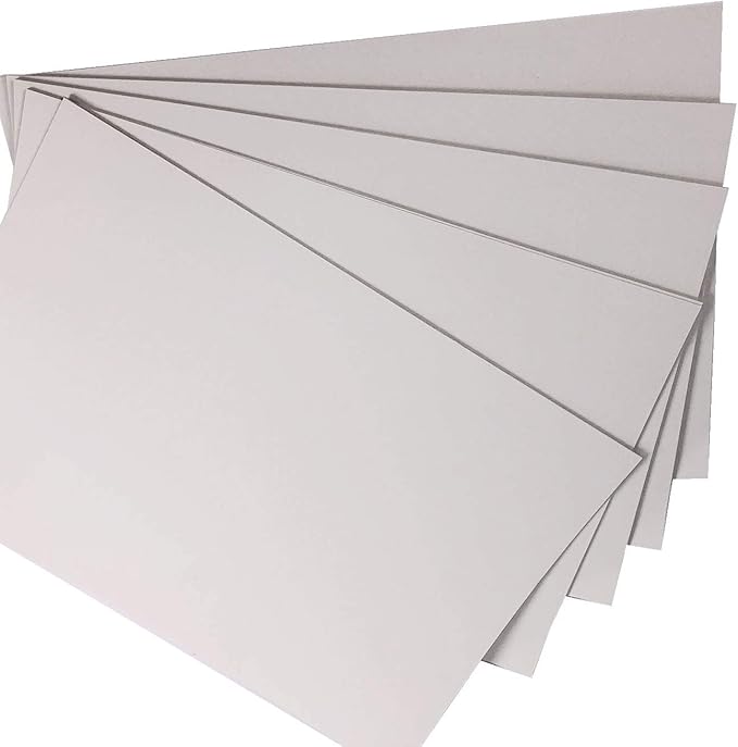 A4 Grey Card Paper Printer 160gsm 40 Sheets Coloured Craft Card