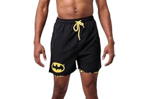 Batman Logo Men's Black Bike Shorts