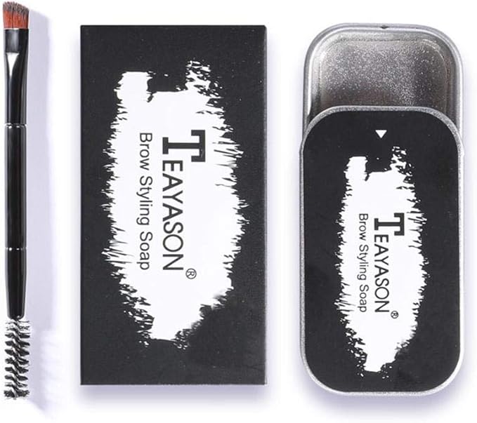 Eyebrow Soap Kit Natural Brows Styling Soap, Long Lasting Waterproof Eyebrow Styling Pomade