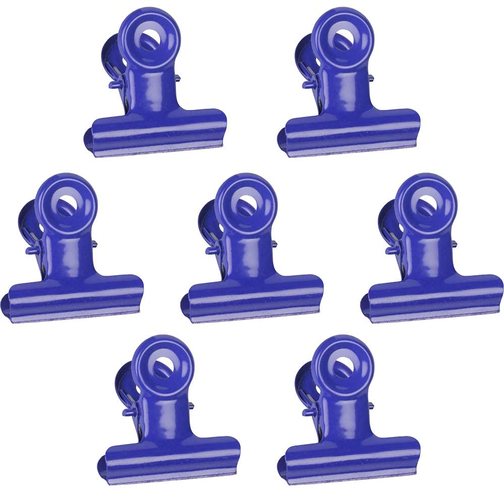 JAM PAPER Bulldog Clips - Medium - 31mm - Purple - 15/Pack
