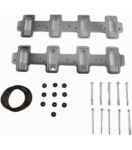 YIUIY Compatible With LS Cathedral Port Cylinder Head To LS3 LSA ZL1 CTS-V Rectangle Port Intake Manifold Adapter Black, Intake Manifolds - Canada