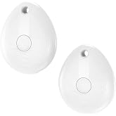 Smart Tracker Tags, Work with Apple Find My [MFi Certified], Item Finder, Locator for Key, Wallet, Luggage, Backpack, IP67 Waterproof, 2 Pack