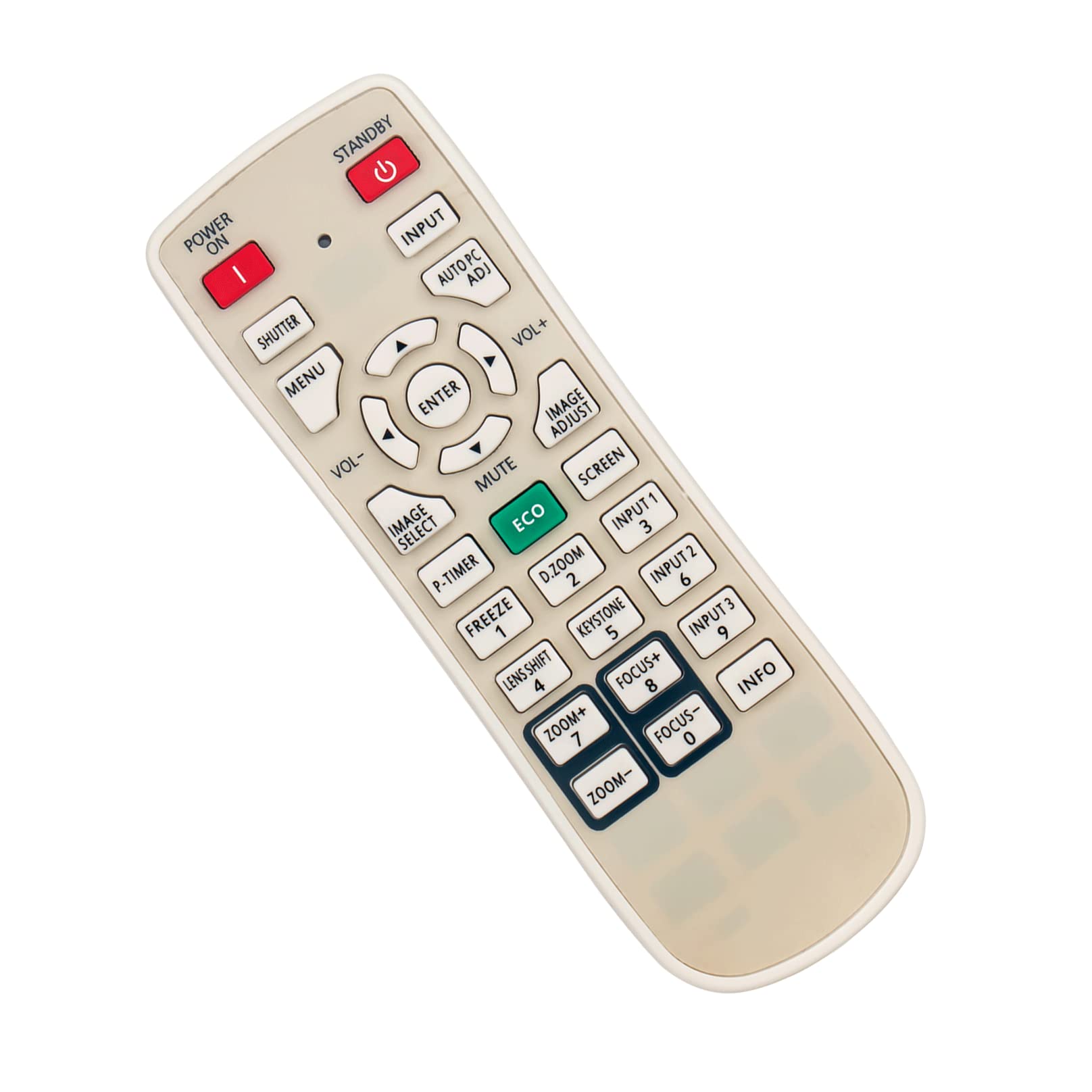 N2QAYA000039 Replacement Remote Control -VINABTY-fit for Panasonic Projectors N2QAYA000039 remote control N2QAYA000041 PT-EZ570EL PT-EW530 PT-EW630UL PT-EX600EL PT-EX500UL PT-EW530E