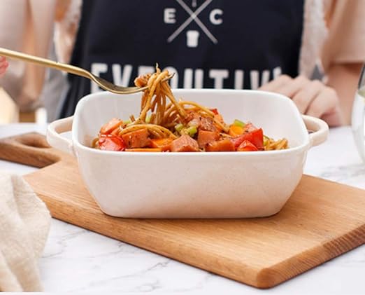 AYANJINGHorno de microondas Bandeja para Hornear de cerámica ...