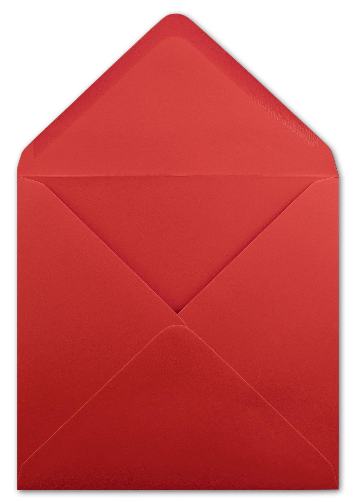 Glüxx Agent 50 square envelopes red - 15.5 x 15.5 cm - 100 g/m² wet glue pointed flap - from The series Colours-4-you - Glüxx-Agent