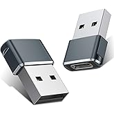 Basesailor USB to USB C Adapter 2Pack,USBC Female to A Male OTG Charger Type C Converter for Apple Watch Ultra iWatch 7 8 9,i