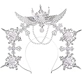 BLESSUME Halo Crown Mary Goddess Headband Women Halloween Costume Headpiece