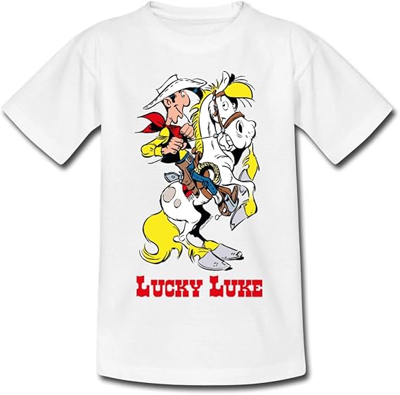 Lucky Luke sur Jolly Jumper TShirt Enfant Amazon.fr Vêtements et