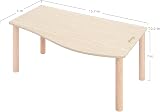 Niteangel Hamster Play Wooden Platform Burlywood Wave 7" Height view 6