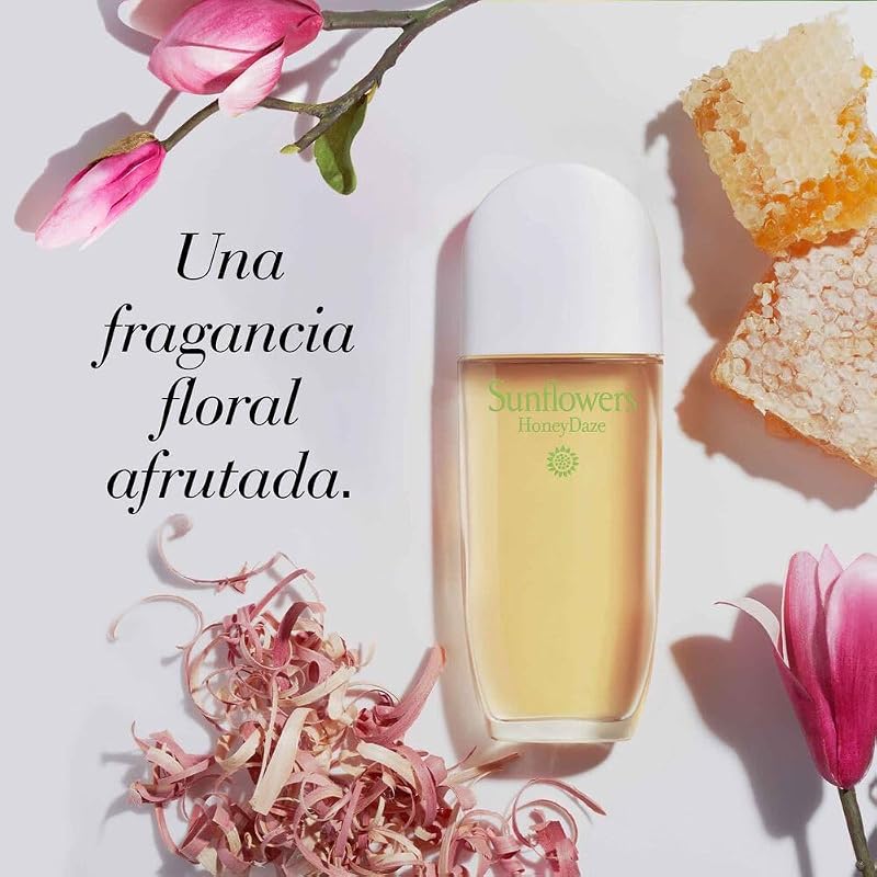 - Sunflowers HoneyDaze, Fragancia Frutal y Floral para Mujer, con Flor de Magnolia y Jazmín, 100ml