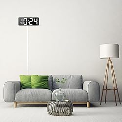 LED Digital Wall Clock with Large Display, Big