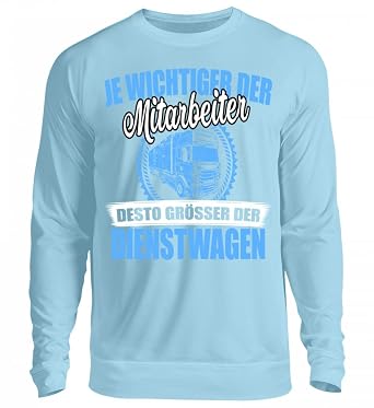 Shirtee Hochwertiger Unisex Pullover Lkw Fahrer Trucker Truck