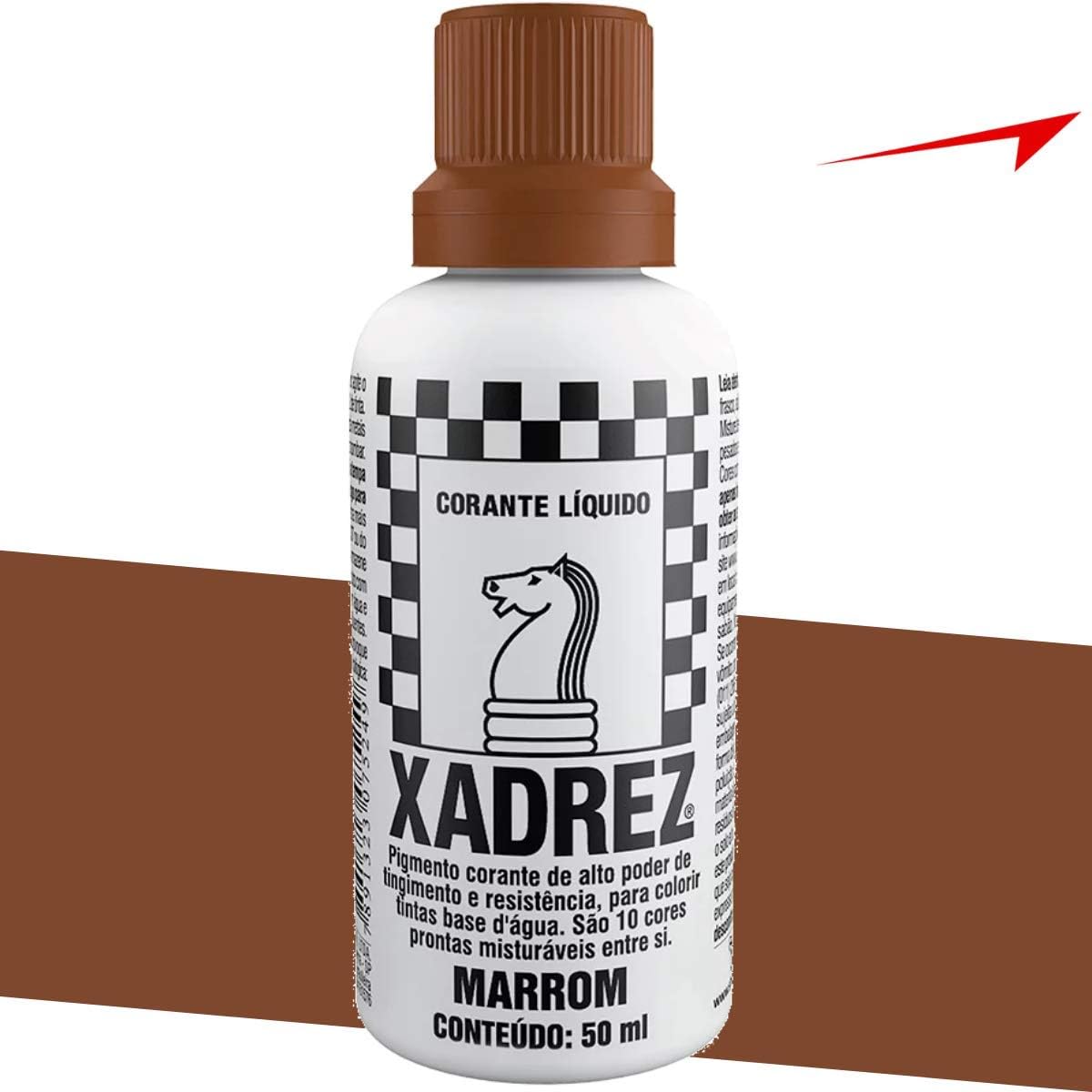 Corante Líquido Xadrez Marrom 50 g com 12 | Amazon.com.br