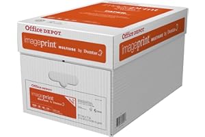 Office Depot ImagePrint FSC Certified Multiuse Paper by Domtar, 8 1/2in x 11in, 20 Lb, White, 500 Sheets Per Ream, Case Of 10 Reams, 1821