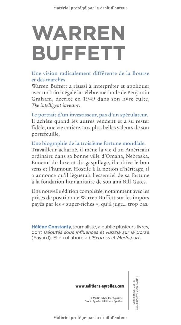 Amazon Fr Warren Buffett Le Gourou De La Finance Constanty Helene Livres
