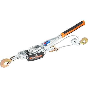 1.5T Manual Ratcheting Lever Chain Hoist, 1.5M Portable Hand Block Lifting Come Along Puller Pulley Hook Mount - View #14