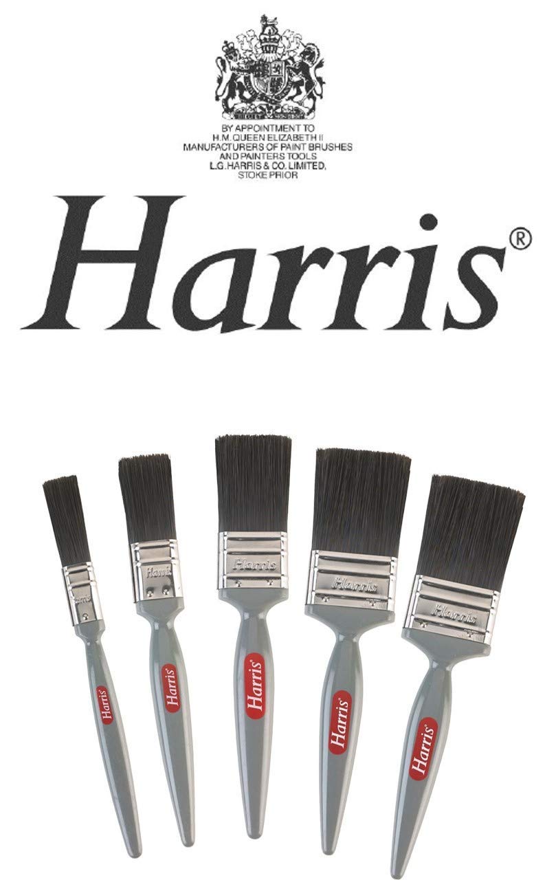 Harris Paint Brush Set 5 Piece Gloss Decorating Brushes
