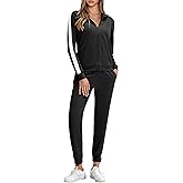 Marvmys Women Tracksuits Set Long Sleeve Full Zip Fall Sets 2 Piece Outfits Jogging Suit Sweatsuits with Pockets