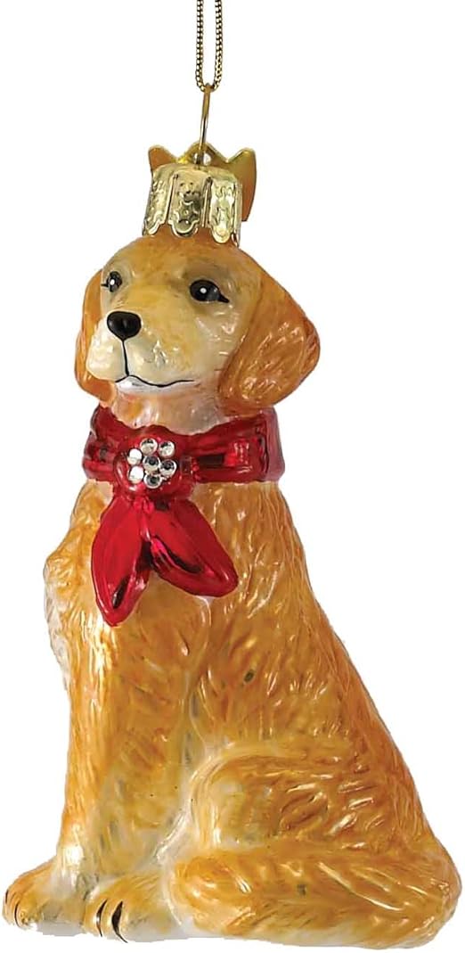golden retriever ornament