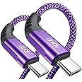 thumbnail image 2 of Sweguard 90 Degree USB To USB-C Cable [2-Pack 3.3FT] - Fast Charging Nylon Braided For IPhone Samsung Pixel 2 of 11