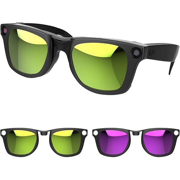 小物 Ray-Ban  Smart Glasses Wayfarer Meta Ray-Ban Glasses, Wayfarer, Matte Black | 12 MP ultra-wide