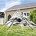 Begleri Halloween Decorations Outdoor, 7.5 FT Giant Spider 90 Inch Largest & Furry Spider with Vivid Eyes Yard,Party Indoor Outdoor