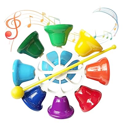 Hand Bells Set 8 Note Diatonic Hand Bells Set Musical Instrument