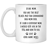 Funny Saying Personalized Black And Tan Coonhound
