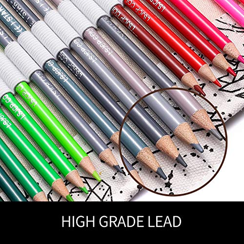 SJ STARJOY 72 Colored Pencils for Adult Coloring Books, Artist Colored