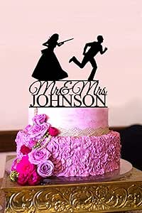 Decoración para tarta de caza, decoración para tarta de boda