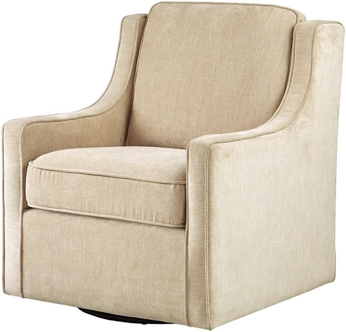 Amazon.com: Madison Park Harris Swivel Chair Cream See Below: Home