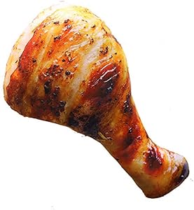 3D Simulation Fried Chicken Leg Pillow & Home Decorative Food Cushion & Vivid Plush Stuffed Toy 21.65inch