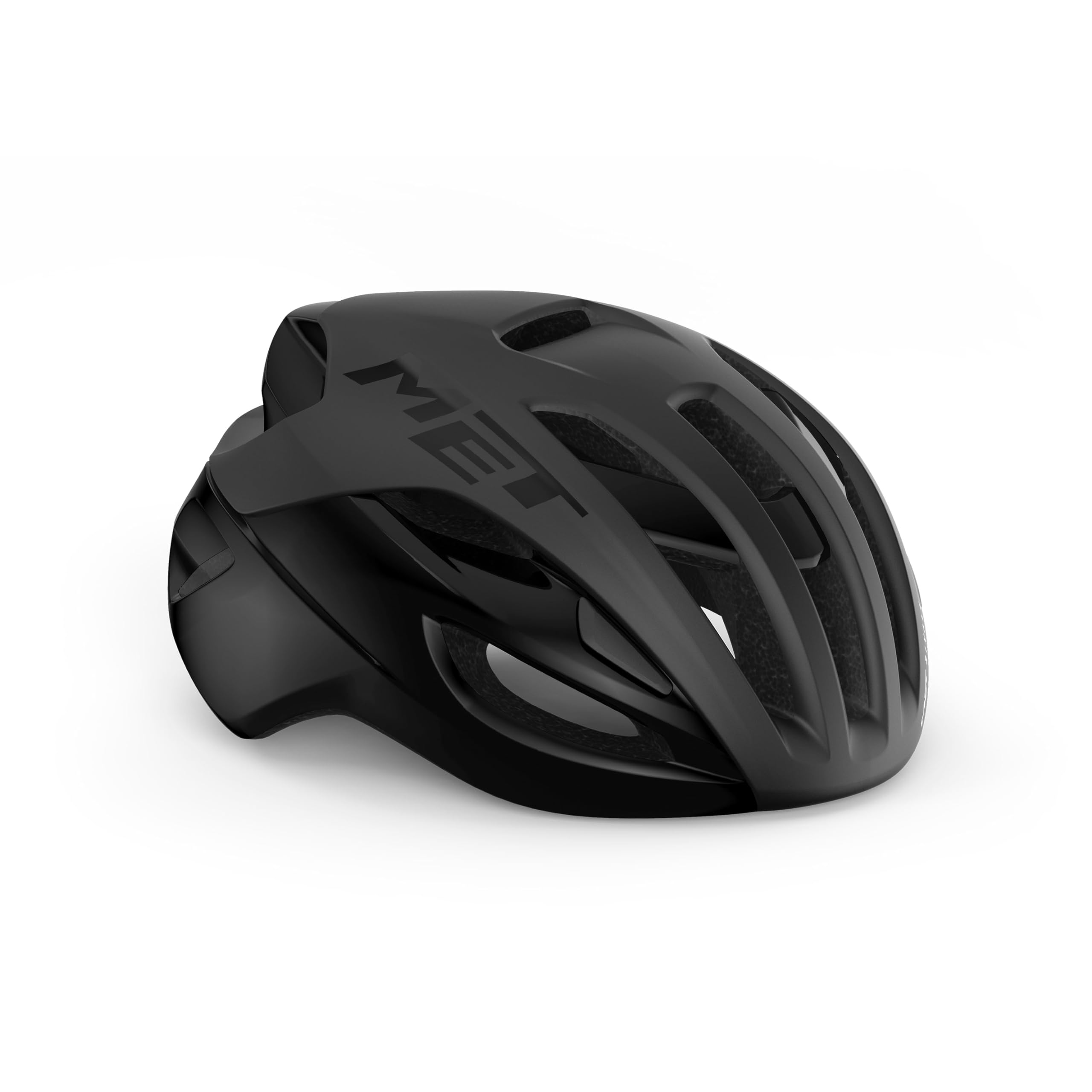 MET Rivale MIPS Road Cycling Helmet, Matt Glossy Black, Size 56-58cm